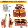 Heavy Duty Grain Leather Carpenter Tool Belt | Leather Tool Pouch Construction