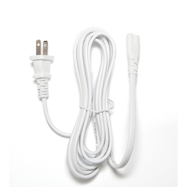 Omnihil (White) 5 Feet AC Power Cord Compatible with Hello Kitty Mini Fridge