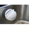 Casabella Get a Grip Palm Brush with Suction Base, White