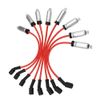 8Pcs High Performance Ignition Coil & Wires Set For GMC Sierra Chevy UF271 D581