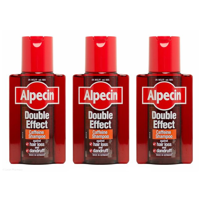 Multibuy 3x Alpecin Double Effect Caffeine Shampoo - 200ml by ALPECIN