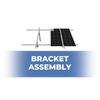 ECO-WORTHY Adjustable Solar Panel Mounting Brackets Kit System for 4PCS Panels