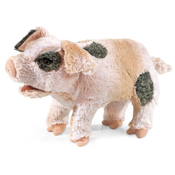 Folkmanis Grunting Pig Hand Puppet, Standard Packaging, Pink