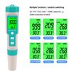 Pool Salt Tester - Multifunctional 5 in 1 Salinity, PH, TDS, EC, and Temperat...
