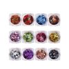 Maple Leaf Sequins - Chameleon Nail Art Flakes Manicure Decorations 12pck