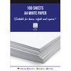 A4 80GSM Quality White Copy Office Printer Copier Paper 1-5 REAMS (100 Sheets)
