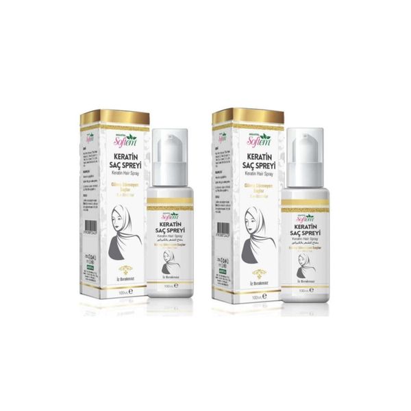 Güneş Görmeyen Saçlar Için Keratin Saç Spreyi 100ml X 2 Adet