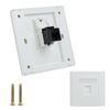Cat6 Gigabit Network Socket - Dual-Pass Rj45 Wall Socket for Ethernet Cable Installation