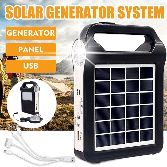 Complete Home Solar Powered Flashlight