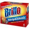 Brillo Supreme Strip & Shine Steel Wool Balls 070881233064 Brillo Strip & Shine Steel Wool Balls, 6-Count