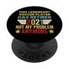 This legendary SOCCER PLAYER has retired not my problem PopSockets Swappable PopGrip