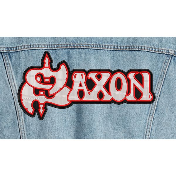 Saxon Back Patch Embroidered Saxon Logo High-quality Patch USA Seller