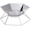 Outwell Cantal Fire Pit Fire Pit Silver One Size