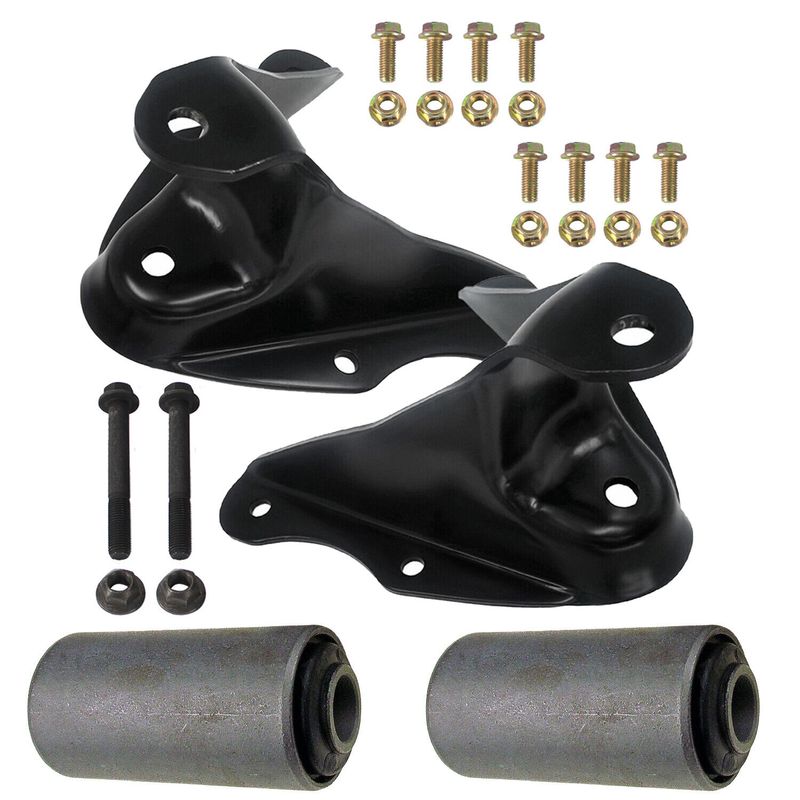 Rear Leaf Spring Forwerd Hangers and eye bushings For 1980-1996 Ford F ...