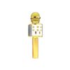 Browze Karaoke Wireless Microphone with LED Lights (Purple)