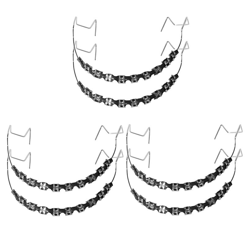 3 Pair of Temporary Tooth Decoration, Teeth Retainer Practical Brackets ...
