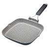 MasterClass Non-Stick Induction-Safe Griddle Pan with Folding Handle, 24 cm (9.5”)