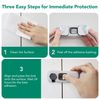Moonybaby 5 Pack Childproof Refrigerator Lock, Cupboard Locks for Children, Ergonomically Designed, Enhanced Durability, Grey