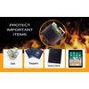 2000℉ Large Fireproof Document Bag, 13.4X 9.4 in Upgrade Fire Proof money Pouch