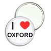 I Love Oxford - 77mm Round Compact Mirror