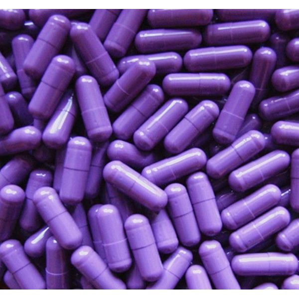 DR T & T 100 Empty Gelatine Capsules purple size 000 capsule EU product