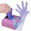 Moraine Disposable Nitrile Gloves, Glacier High Jean, Small (125/Pack)