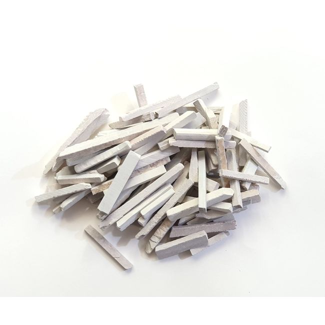 My brand Slate Pencils White Color Natural Chalk 5-9 mm Thick (250 grams)