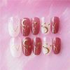 24 Pcs Star Nail Included, Decoration, Cute, Popular, For Receptions, Kimono, Kimono, Dream, Fake Claws
