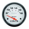 Autometer 5891 2-5/8" VOLTMETER, 8-18V, SSE, PHANTOM