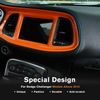 Central Control Dashboard Panel Cover Trim for Dodge Challenger 2015-2023 Orange
