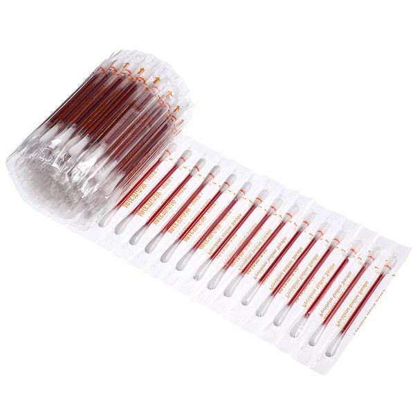 SUPVOX 100Pcs Disposable Cotton Swab Iodophor Skin Disinfection Swab for Hospital Home