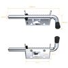 2 PCS 128MM Heavy Duty Spring Latch Pins,Spring Loaded Gate Latch