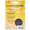 Kleiber 100 Percent Cotton Canvas Tent with Awning Iron on Repair Patch, Black