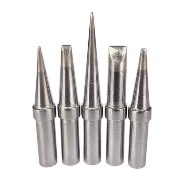 5pcs Replacement Soldering Iron Tips Practical Lead Free Solder Tips kit ETA ETB ETD ETS ETT for Weller WESD51 WESD50 WCC100