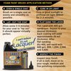 I Can’t Believe It’s Not Lacquer ~ Brush ON Formula (Pint) ~ Clear, UV Cure, eco-Friendly, Non-Yellowing, Perfect Sanding ~ Woodworking, Cabinetry, Furniture, Guitars, Pool/Spa, Kitchen, Hobby