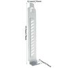 Winwill 10PCS White PCI Slot Covers,Dust Filter Bracket Expansion Blanking Plate for Computer Cases