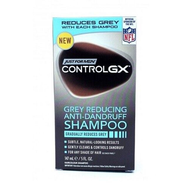 Just For Men Control GX Grey Reducing Anti Dandruff Shampoo, 5 Oz