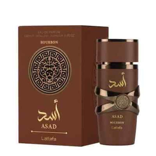 Lattafa Men's Asad Bourbon EDP Spray 3.4 oz