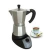 Electric Aluminum Espresso Coffee Maker, 400 W,3 Cup , Silver
