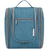 Travel toiletry bag for hanging. Blue