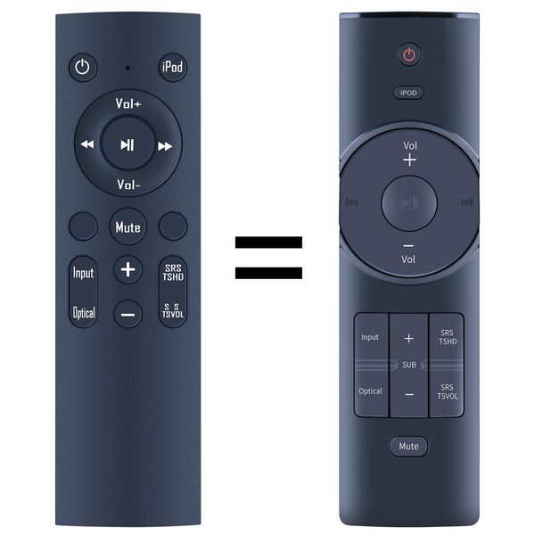 Remote Control For Arvani AuraSound Powered Sound bar System Wireless Subwoofer