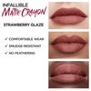 L'Oreal Paris Infallible Matte Lip Crayon, Strawberry Glaze (Packaging May Vary)
