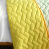 Onitiva [Ruk Sorn Rode] 3PC Vermicelli-Quilted Patchwork Quilt Set (Full/Queen Size)