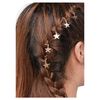 BIFULL Decorative Star Rings for Hair Black Standard