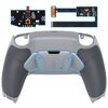eXtremeRate Classic Gray Rubberized Grip Programable RISE4 Remap Kit for ps5 Controller BDM-010 BDM-020, Upgrade Board & Redesigned New Hope Gray Back Shell & 4 Back Buttons - Without Controller