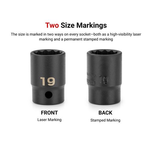TEKTON 1/2 Inch Drive x 1-1/2 Inch 6-Point Impact Socket | SID22038