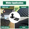 Geogrid Connectors Clips for All GeoCell, Break-Proof Design - 50 Pack