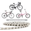 TAGVO 6/7/8 Speed Chain Plating Silver 116 Link with Quick Chain Chain Hook, Silver