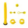 Plastic Gas Can Spout Replacement Nozzle Kit With Filter Vent Cap Replacement for Blitz, Midwest, Scepter and Briggs & Stratton