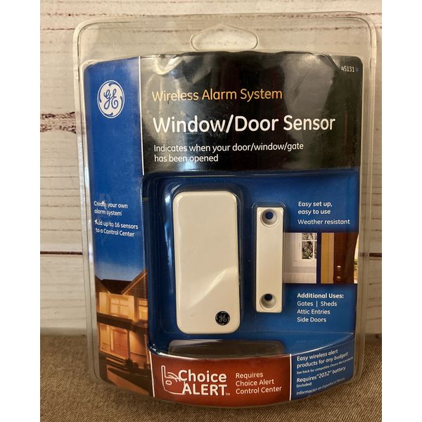 New GE Wireless Window Door Sensor Alarm System 45131